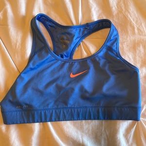 Nike swoosh sports bra L